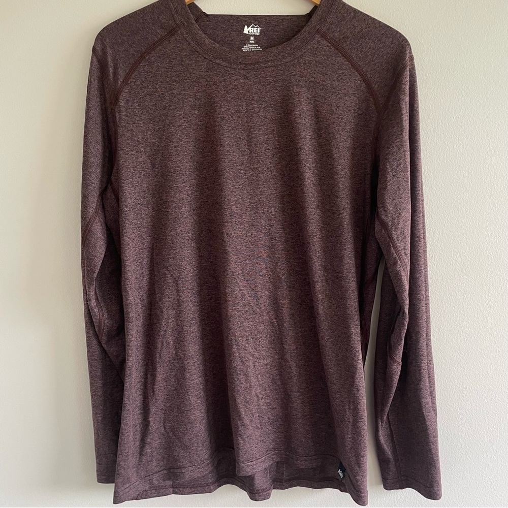 REI Men's Brown Long Sleeve Shirt Size Medium